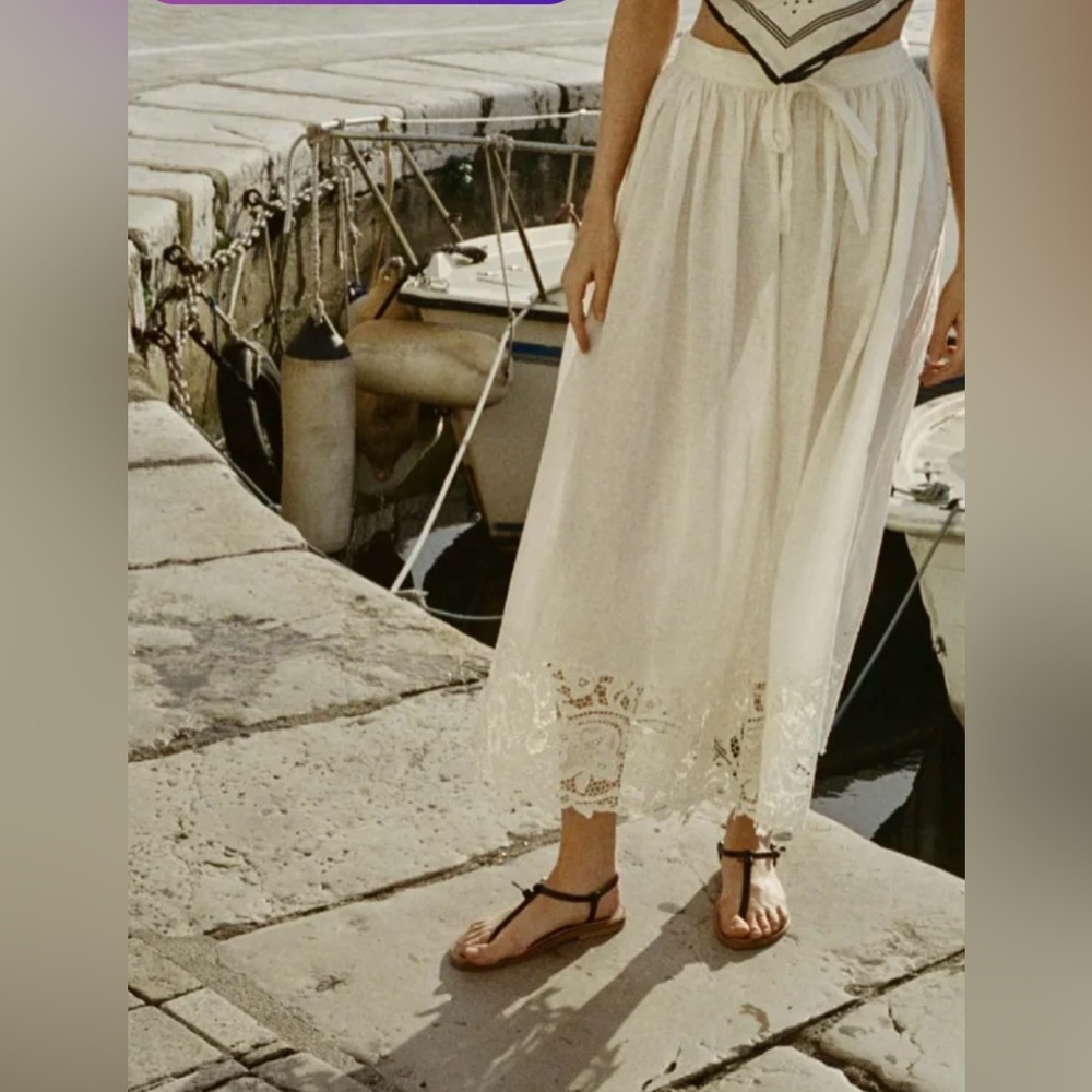 DÔEN Heirloom gloriane skirt, XS - Picture 3 of 10